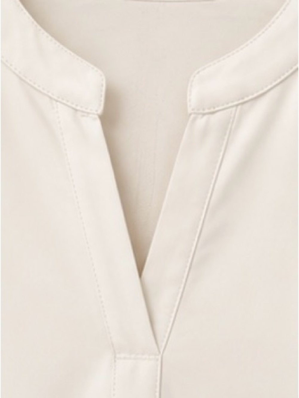 Jodifl Ivory Faux Leather Flutter Sleeve Top Size M Chic Boutique Blouse - Picture 6 of 7